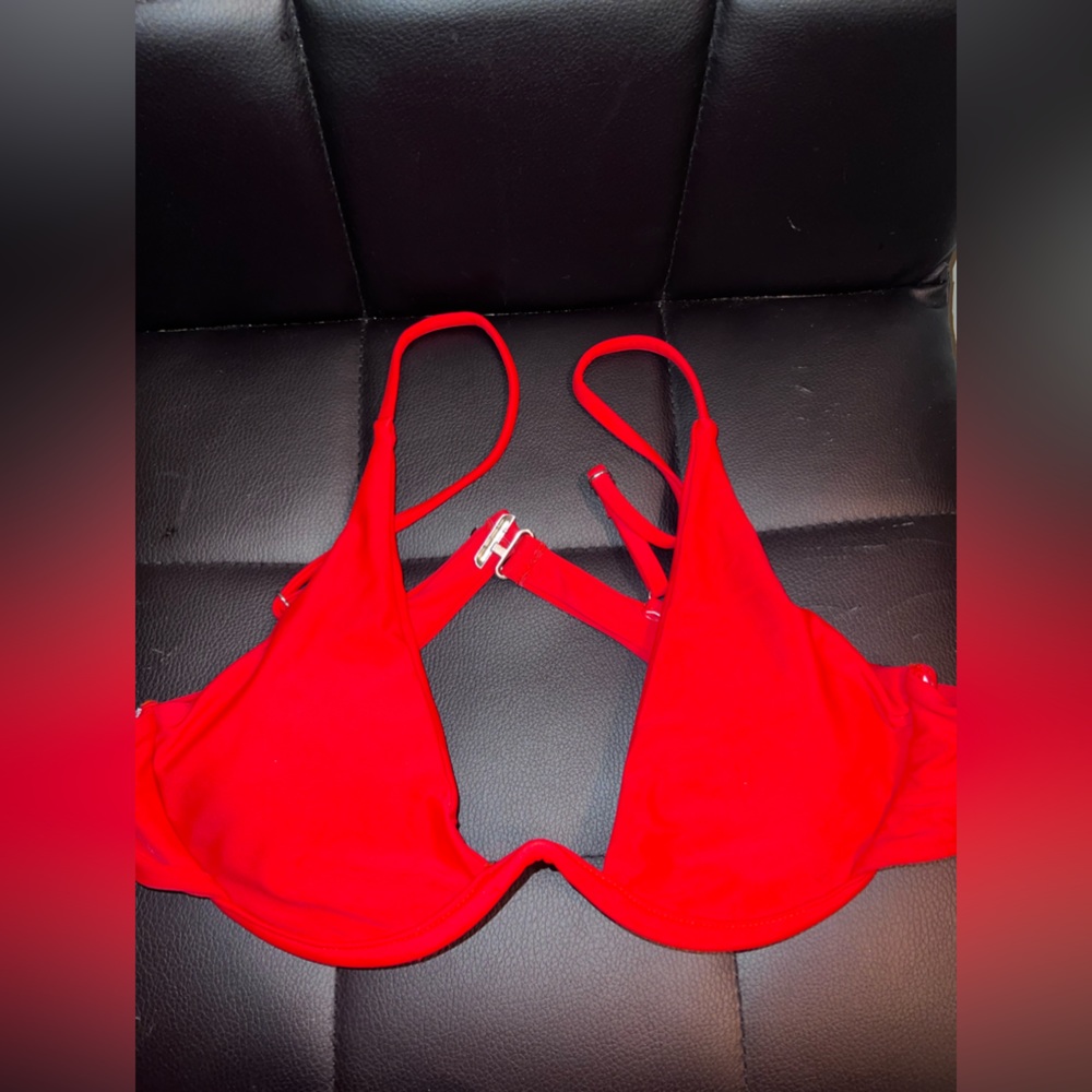 SHEIN red bikini top !!